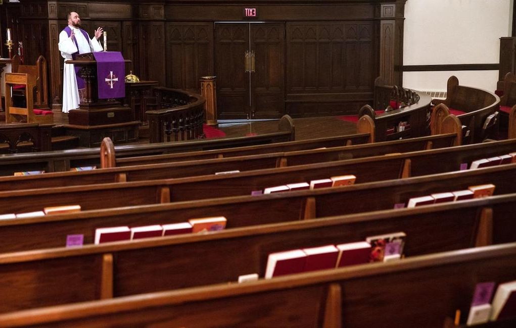 empty pews 1 A pastor preaching to empty pews